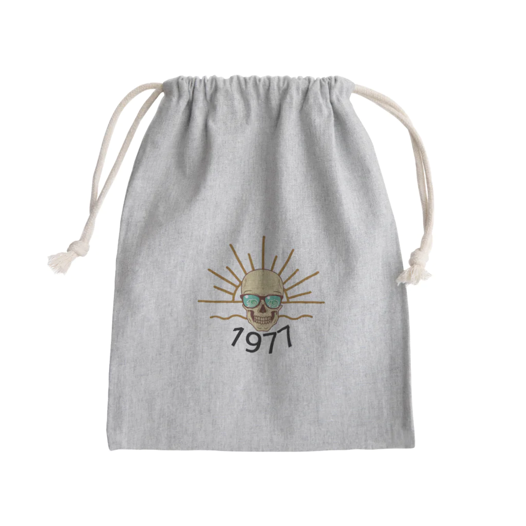 norimitu-の夏の髑髏 Mini Drawstring Bag