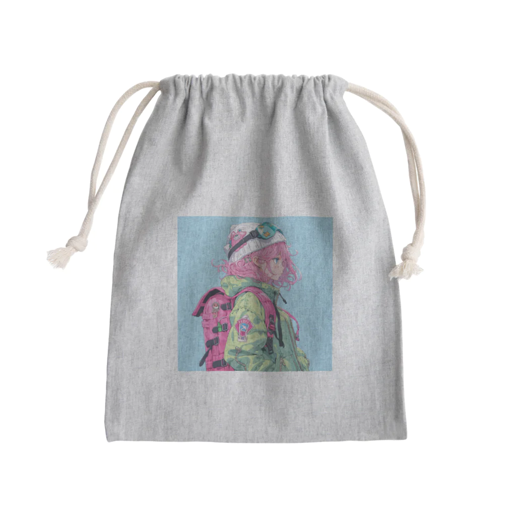 ぶーたんのポップ・スプラッシュ Mini Drawstring Bag