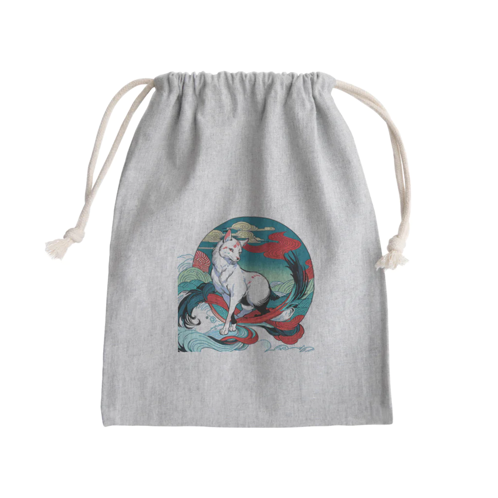 Tarionのうきよ犬1 Mini Drawstring Bag