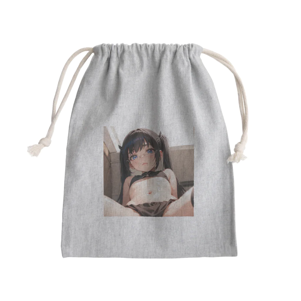 美少女学院の黒髪幼女　美鈴ちゃん Mini Drawstring Bag