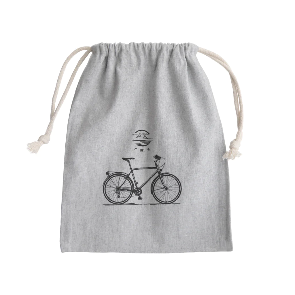 二宮大輔の自転車ロゴ Mini Drawstring Bag