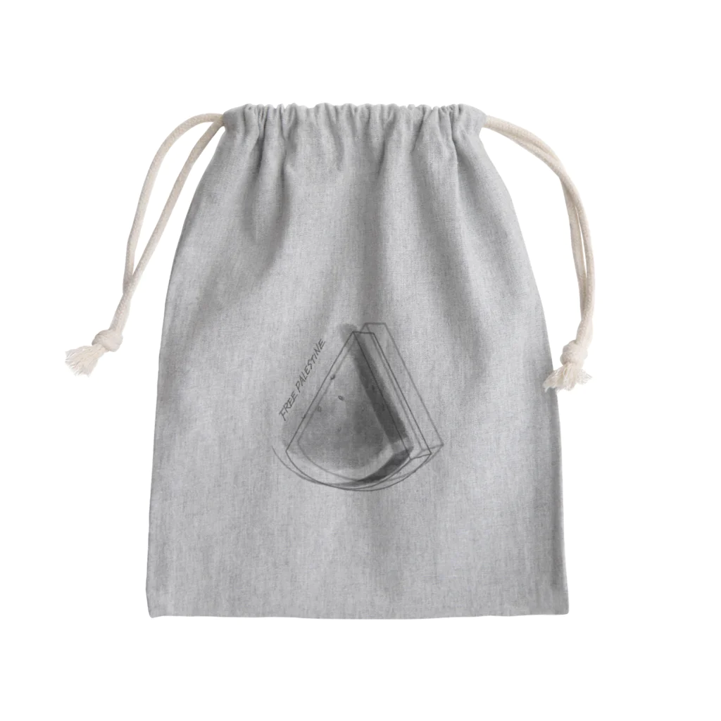 もときちのさんかくスイカ Mini Drawstring Bag