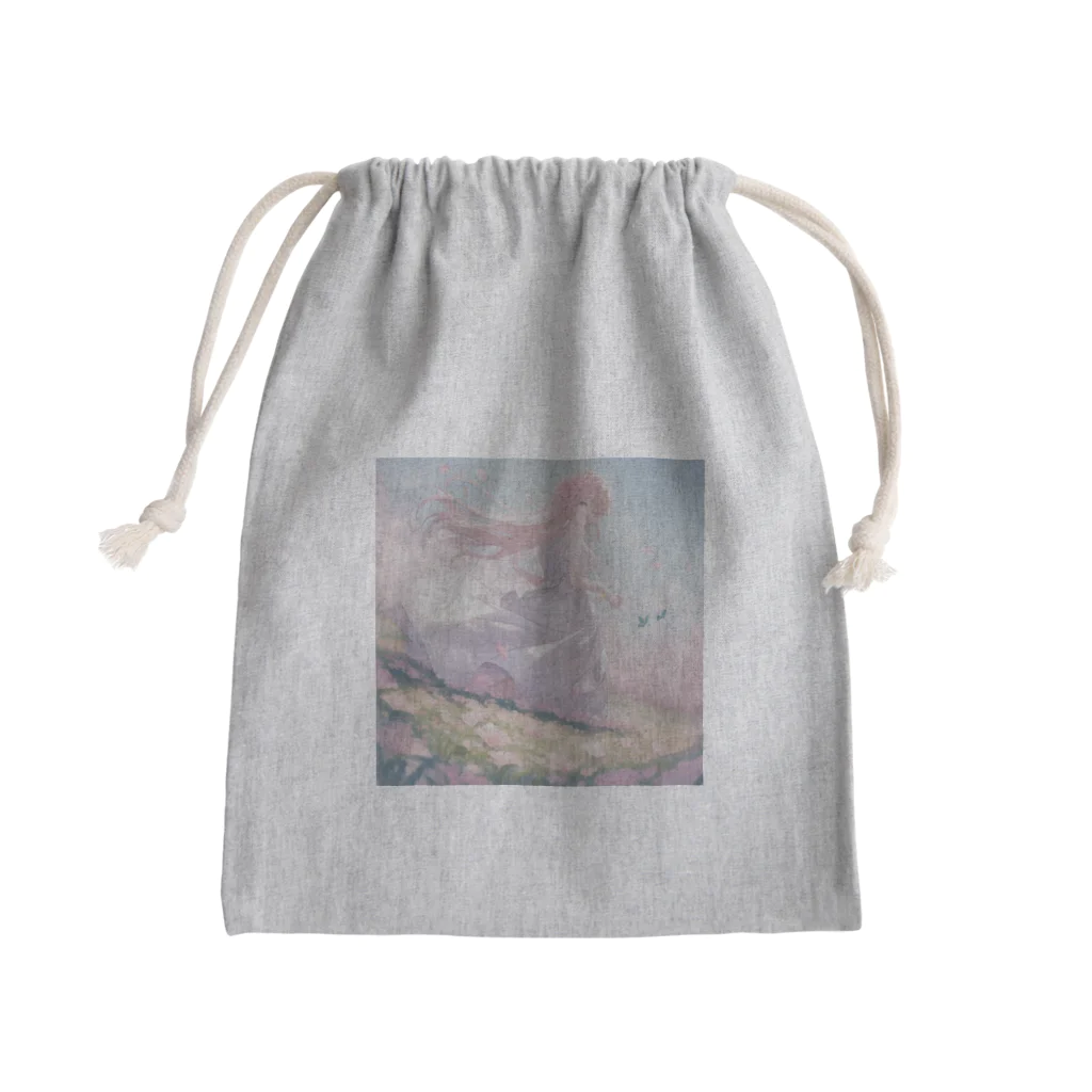 R-mayの草原の少女 Mini Drawstring Bag