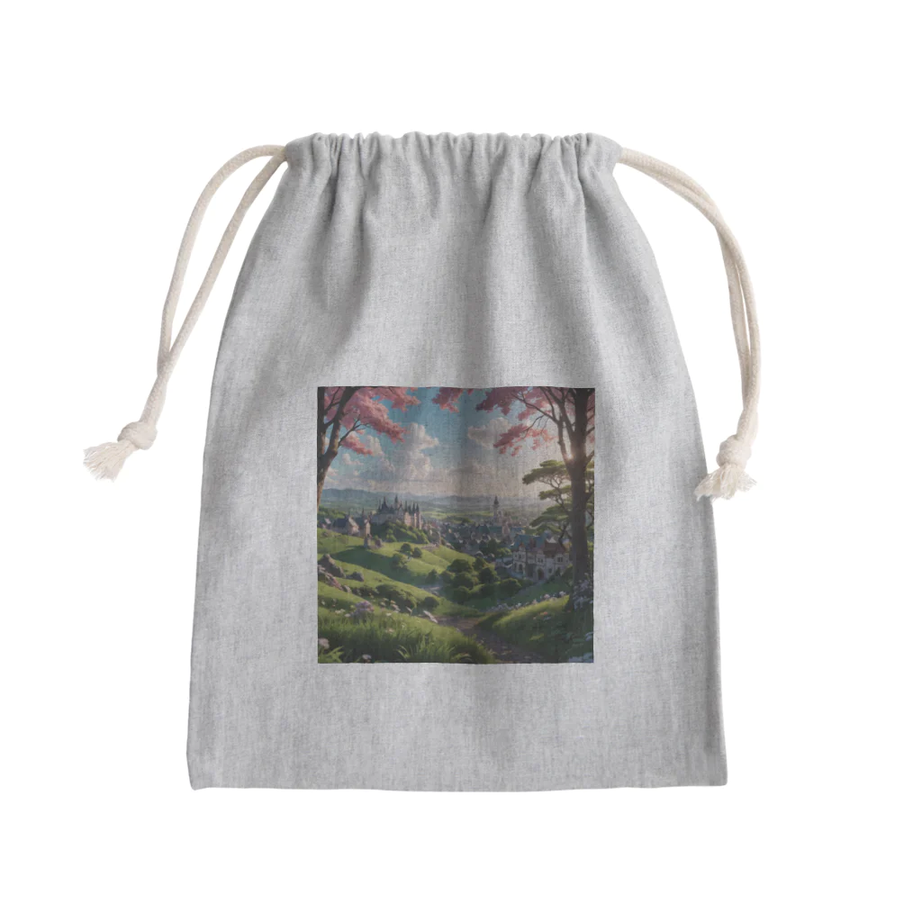 Mitsugosiの異世界の風景 Mini Drawstring Bag