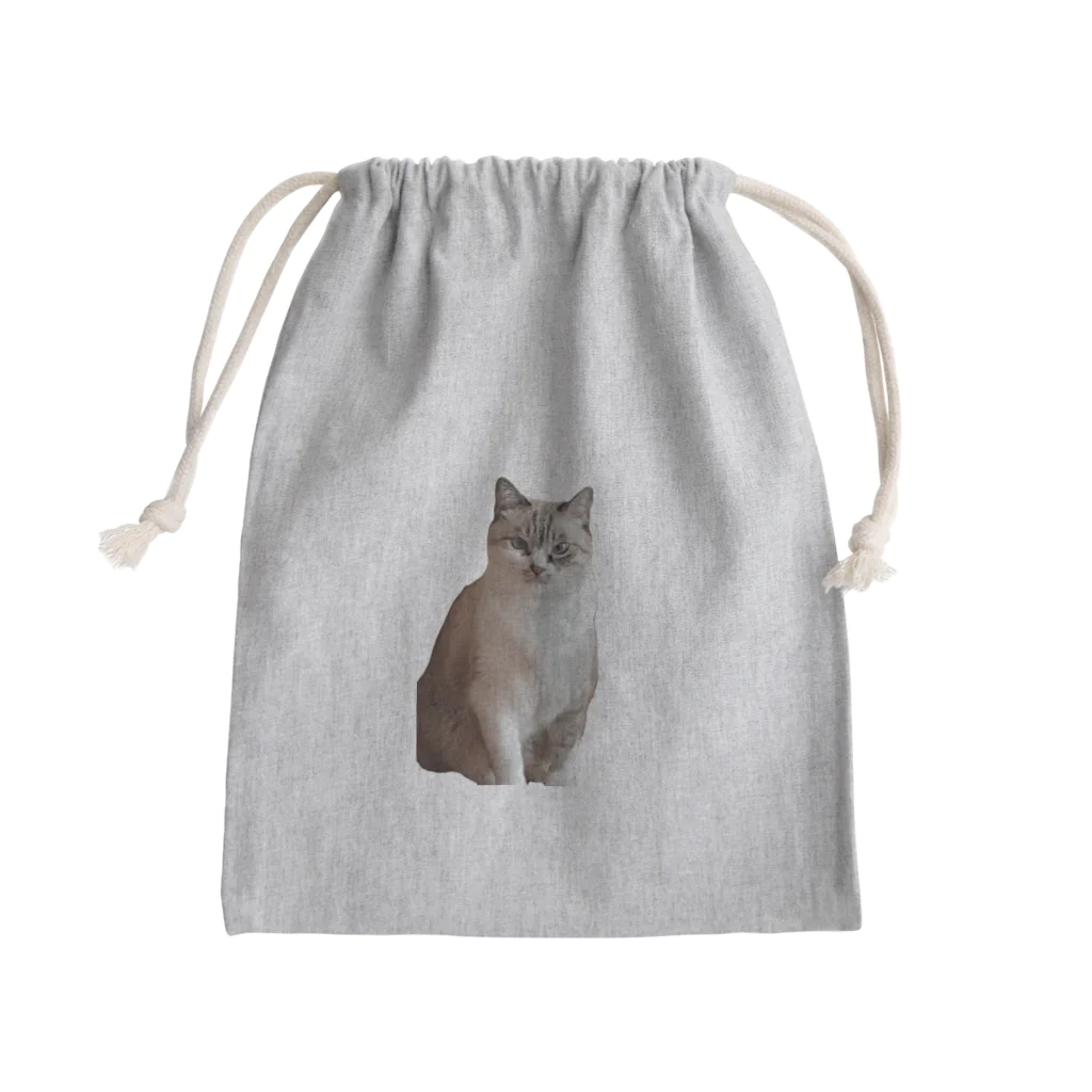 プータンとサチコタンのシャムトラのプータン(全身ver.) Mini Drawstring Bag