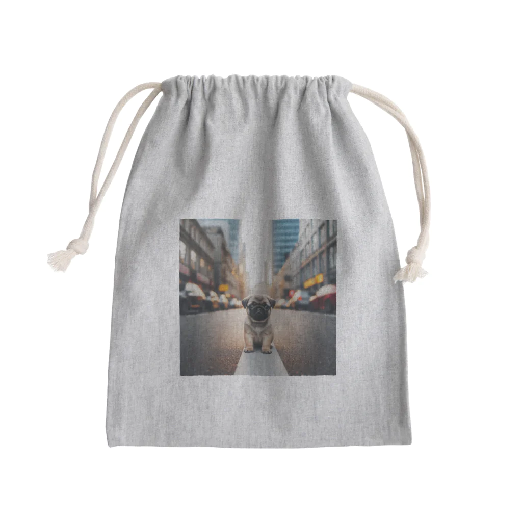 koumeiのみちにパグ2 Mini Drawstring Bag