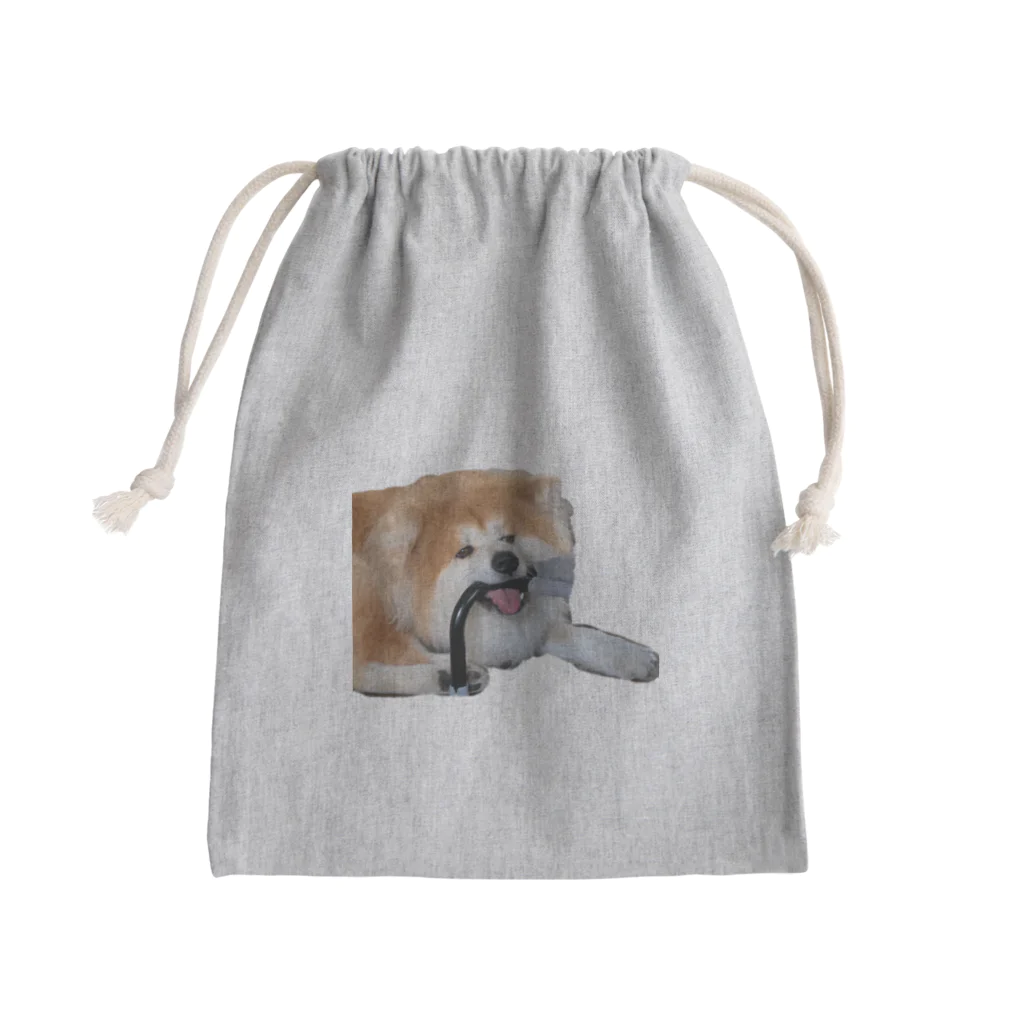 きよピヨ店の長毛秋田犬くん Mini Drawstring Bag