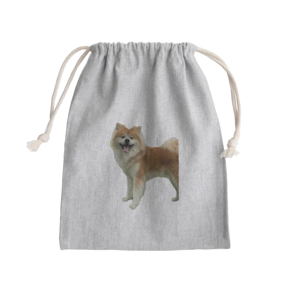 きよピヨ店の長毛秋田犬くん Mini Drawstring Bag