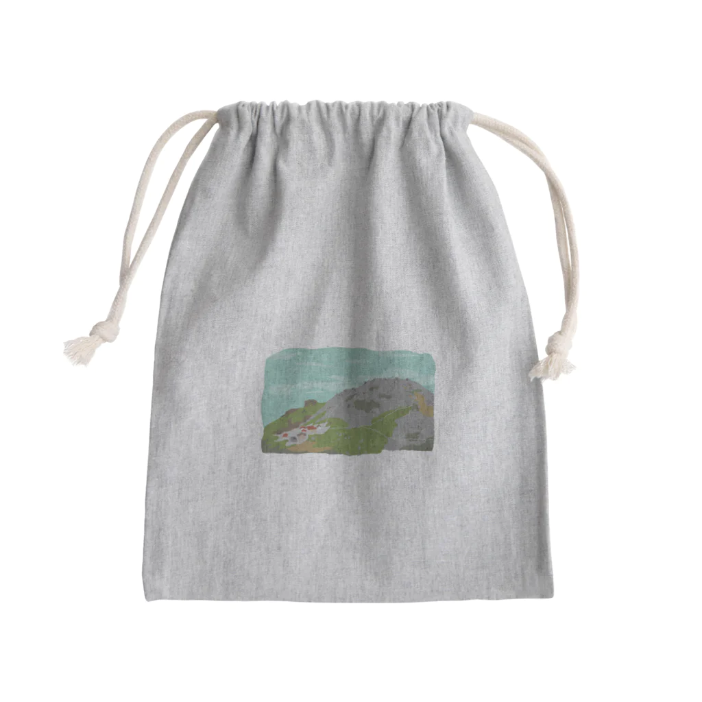 山歩き商店のあの日の景色 -鳥海山- Mini Drawstring Bag