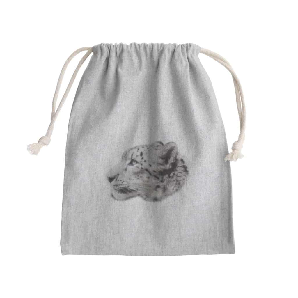 kuro-worldのユキヒョウ Mini Drawstring Bag