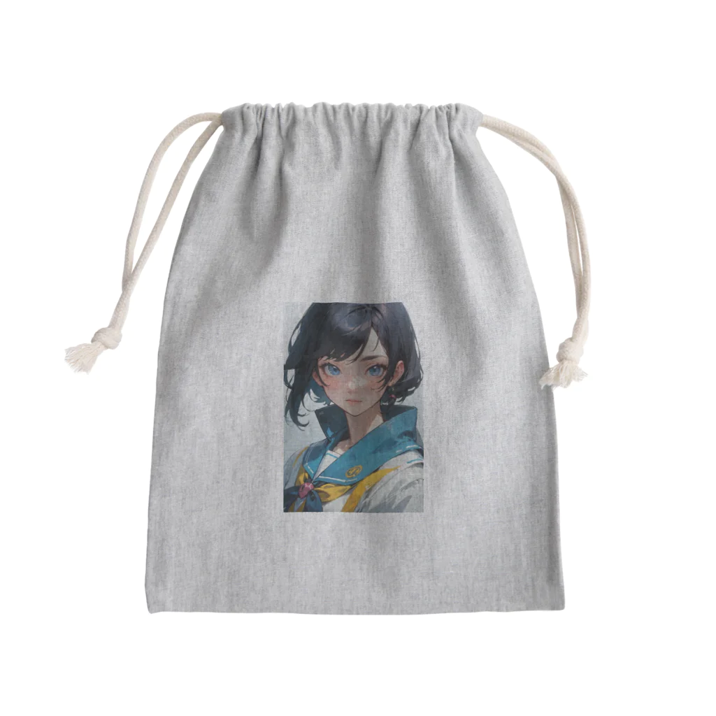 限界オタクの新境地の西条渚 Mini Drawstring Bag