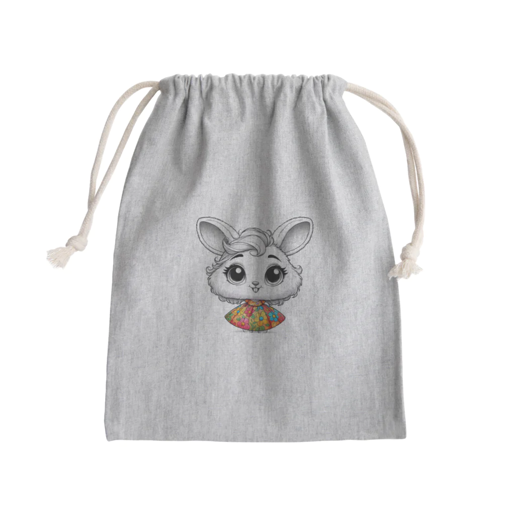 Kojironのうさちゃん Mini Drawstring Bag