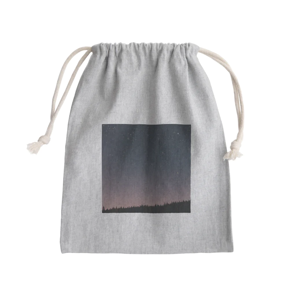 Chama's shopの星空 Mini Drawstring Bag