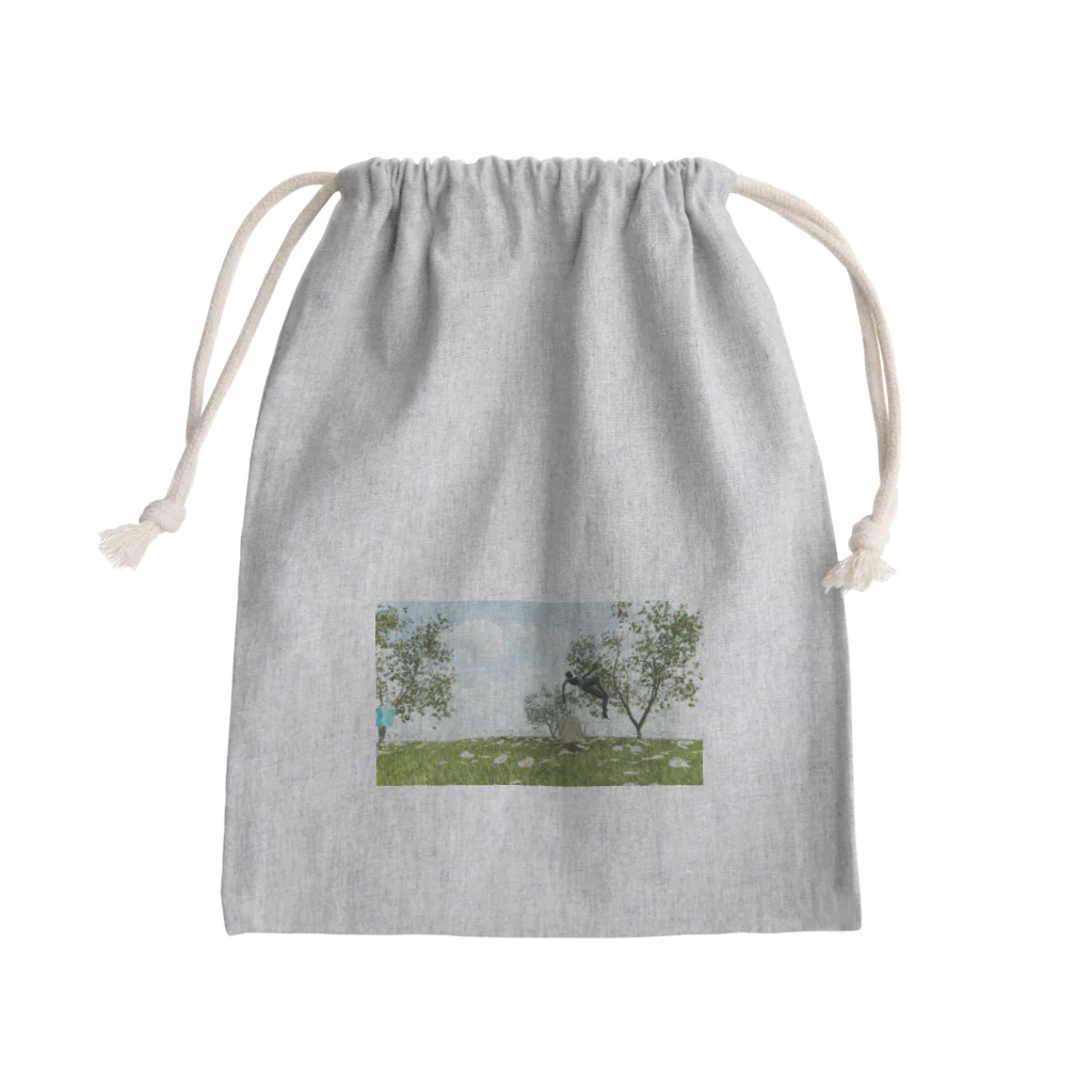 天邪鬼博物館　グッズ販売の03,,incomplete Mini Drawstring Bag