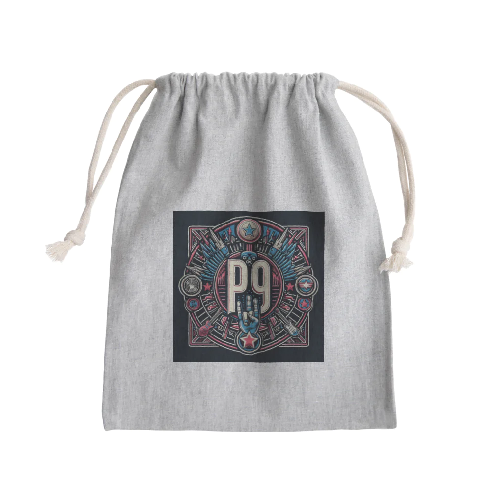 Prosperous Peony 6のPP9　バンドT Mini Drawstring Bag