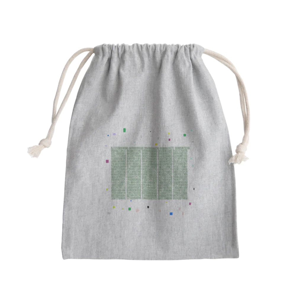 noiSutoaの円周率1000桁 Mini Drawstring Bag