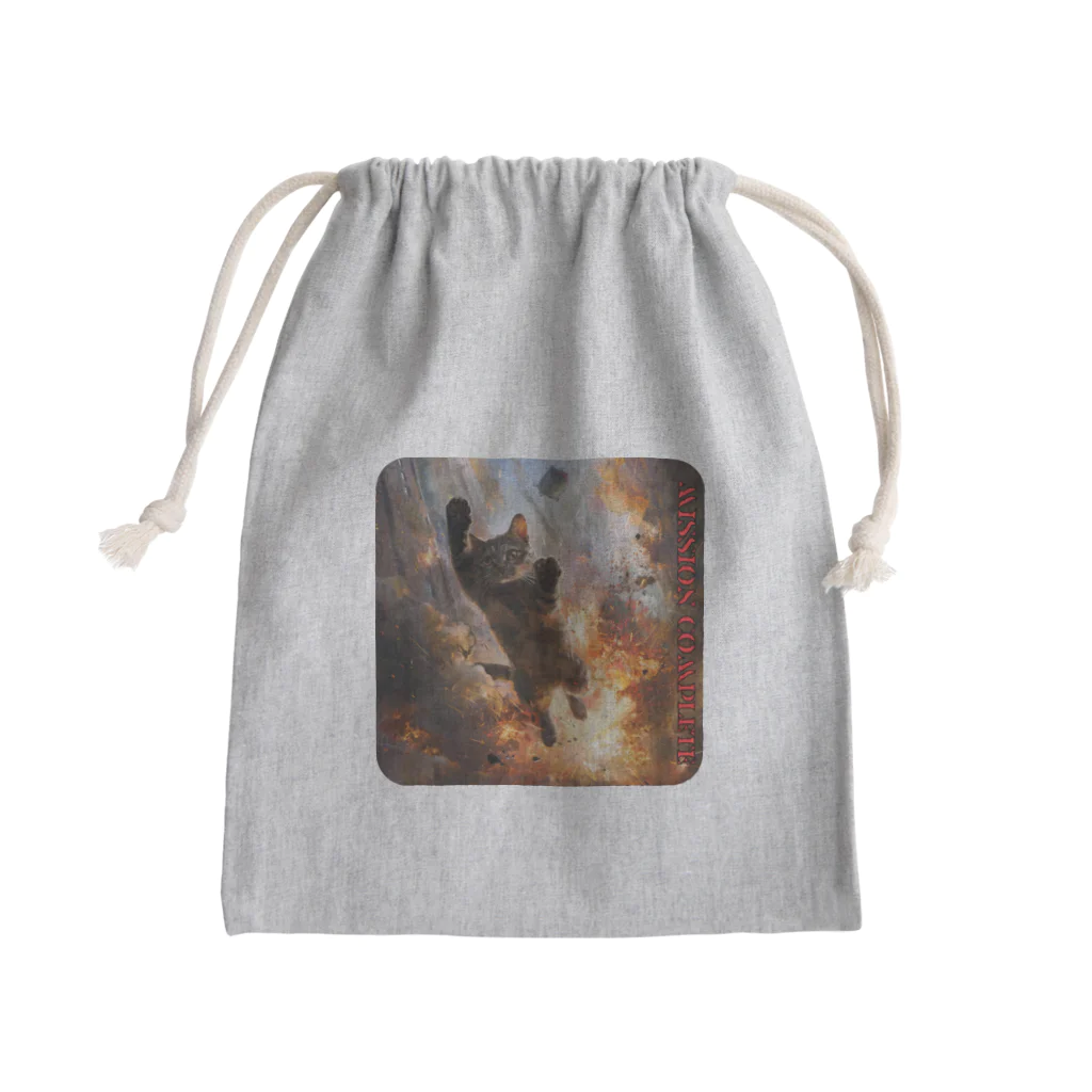 MistyStarkの猫ミッション Mini Drawstring Bag