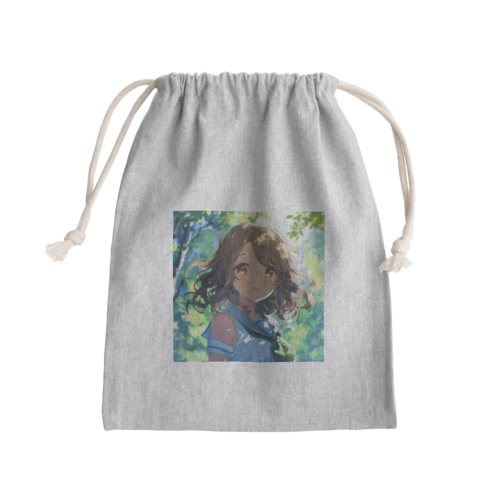 AQUAMETAVERSEのセーラー服の可愛い女の子　Tomoe bb 2712 Mini Drawstring Bag