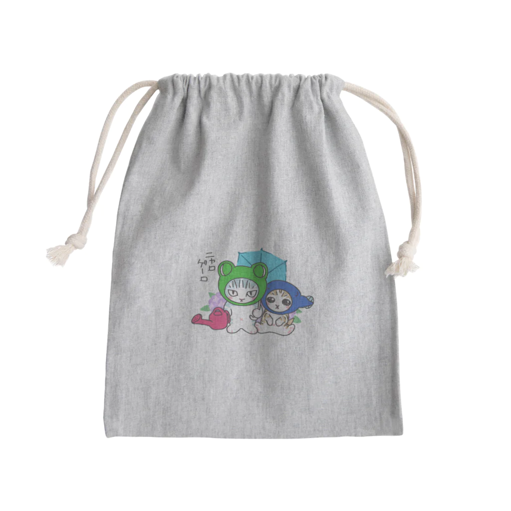 nya-mew（ニャーミュー）のニャロゲーロ Mini Drawstring Bag