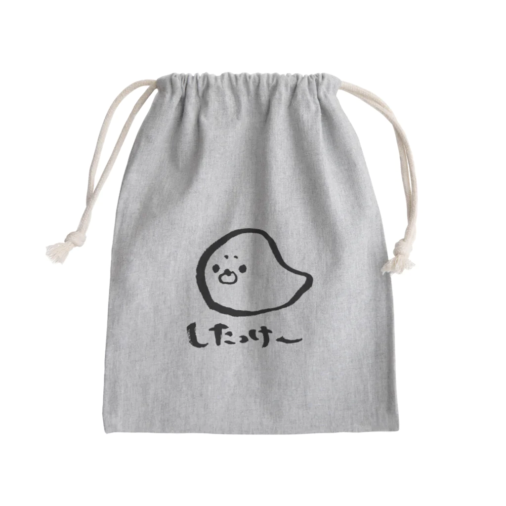 道産子あーかのぼんやりショップの道産子あざらしくん Mini Drawstring Bag