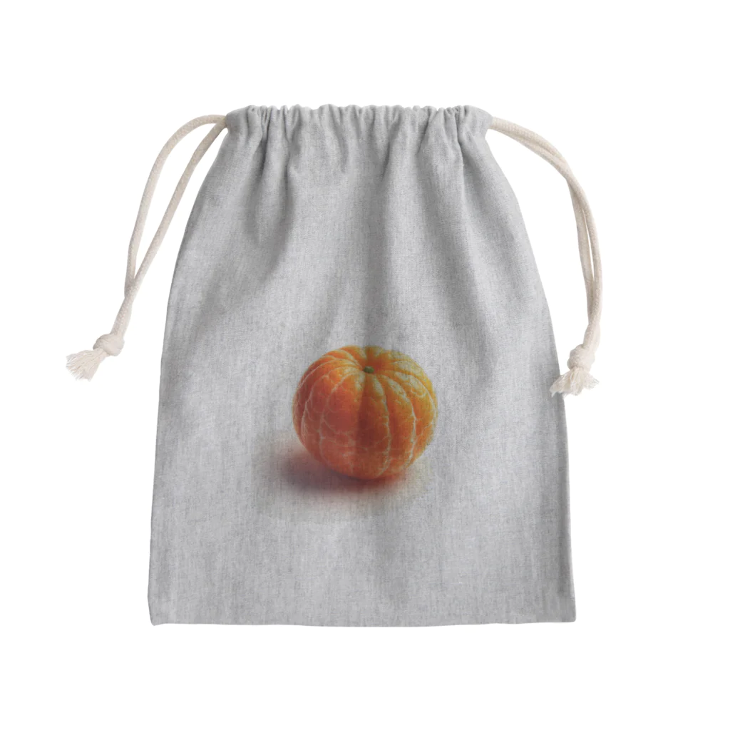 アミュペンのジューシーで甘い剥いたてみかん Mini Drawstring Bag