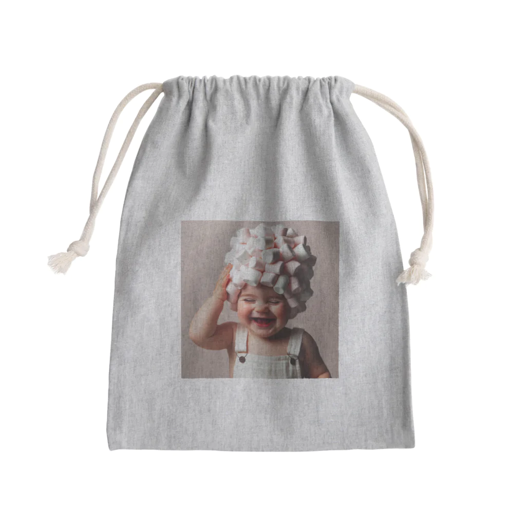 kotoka_0417のマシュマロちゃん Mini Drawstring Bag