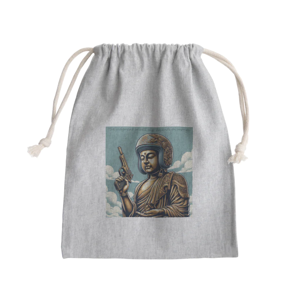 shime_savaの地獄の沙汰も金次第 Mini Drawstring Bag