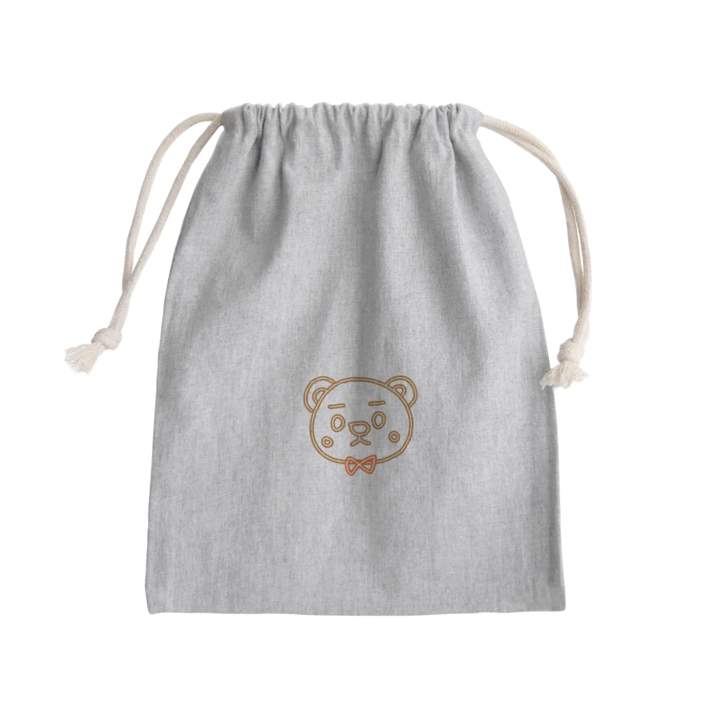 nyan(ΦωΦ)のくままくん Mini Drawstring Bag