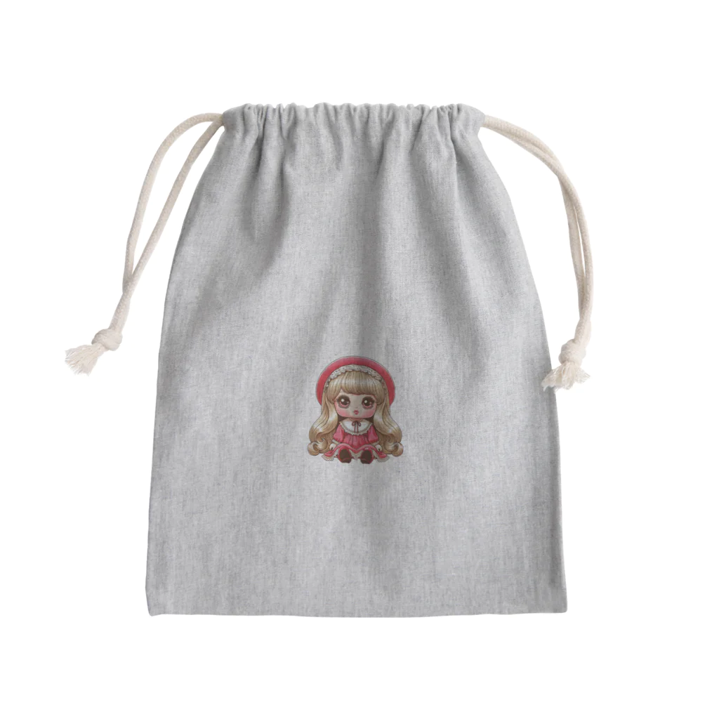 ミントキャンディのレトロなDOLL Mini Drawstring Bag