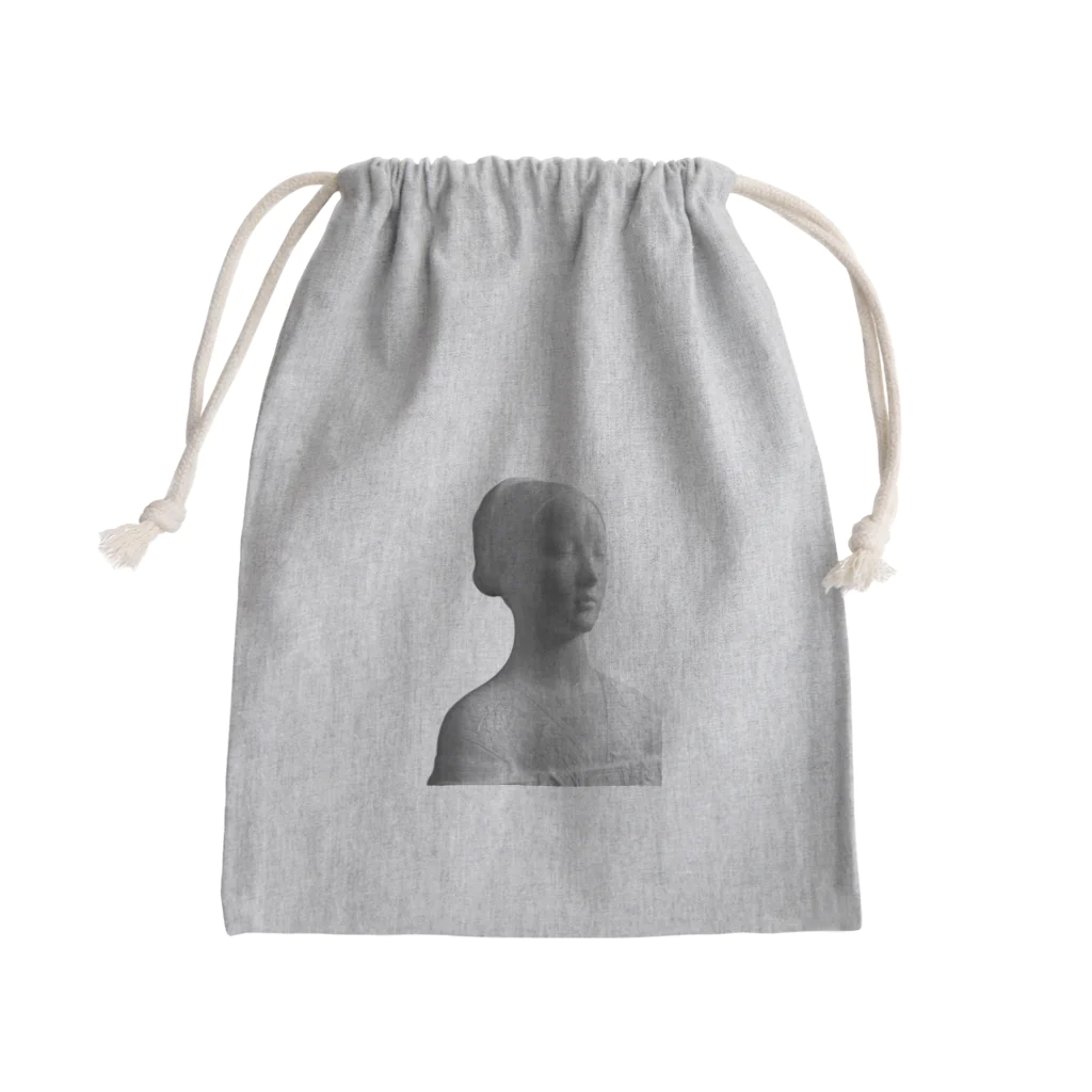 stripeのマリア・スフォルツァさん Mini Drawstring Bag