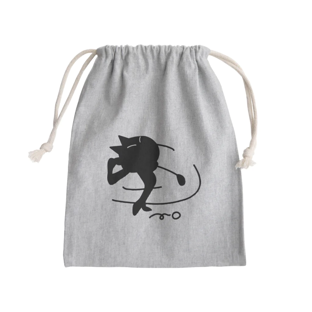 B-catのゴルフ猫 Mini Drawstring Bag