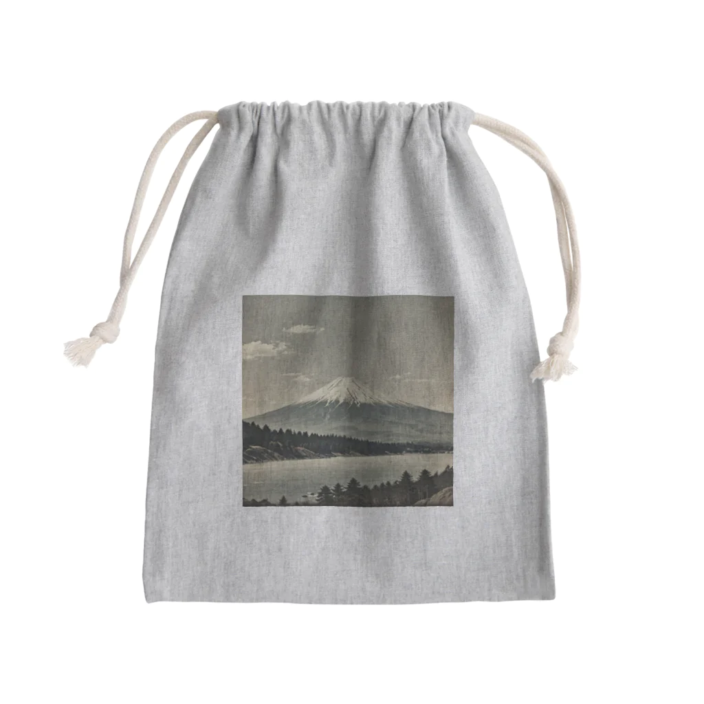Kaz_Alter777の古風な富士山 Mini Drawstring Bag