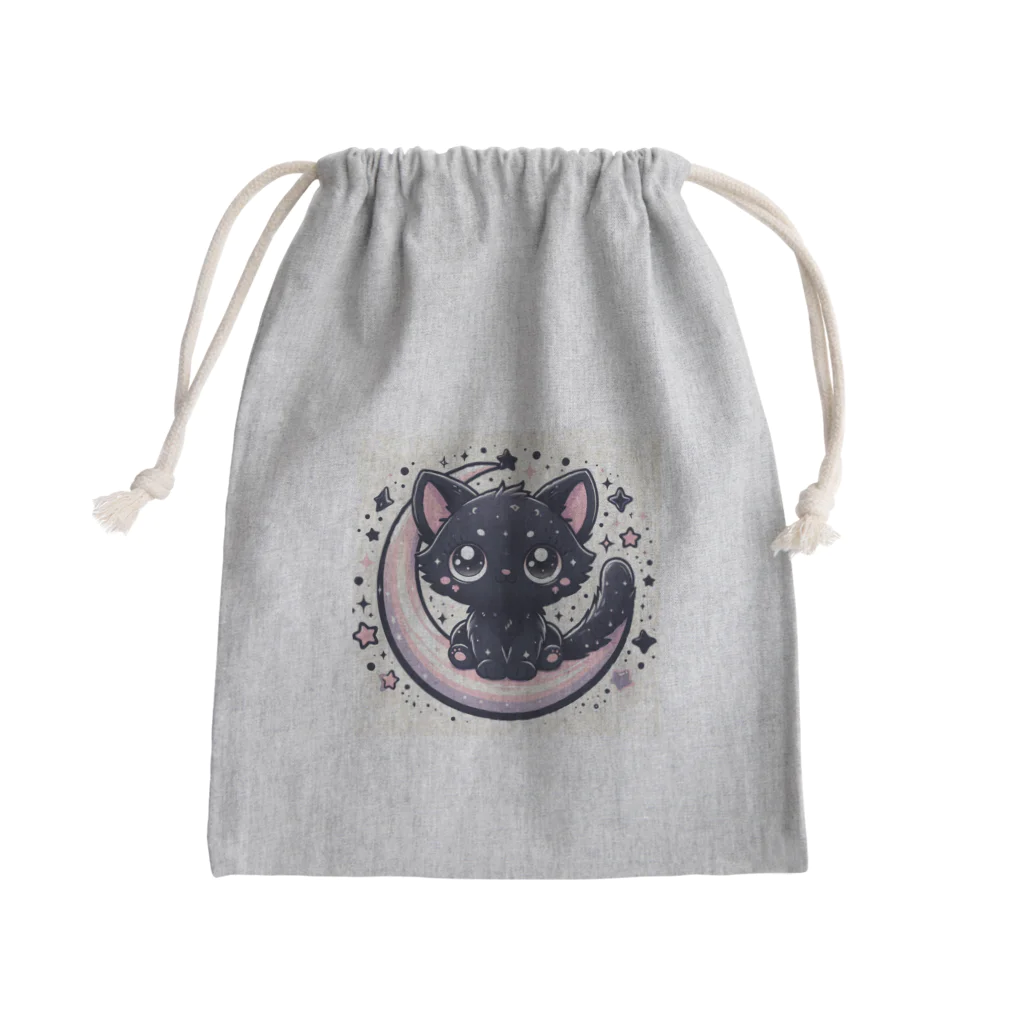 beni35の月猫ミュウミュウ Mini Drawstring Bag