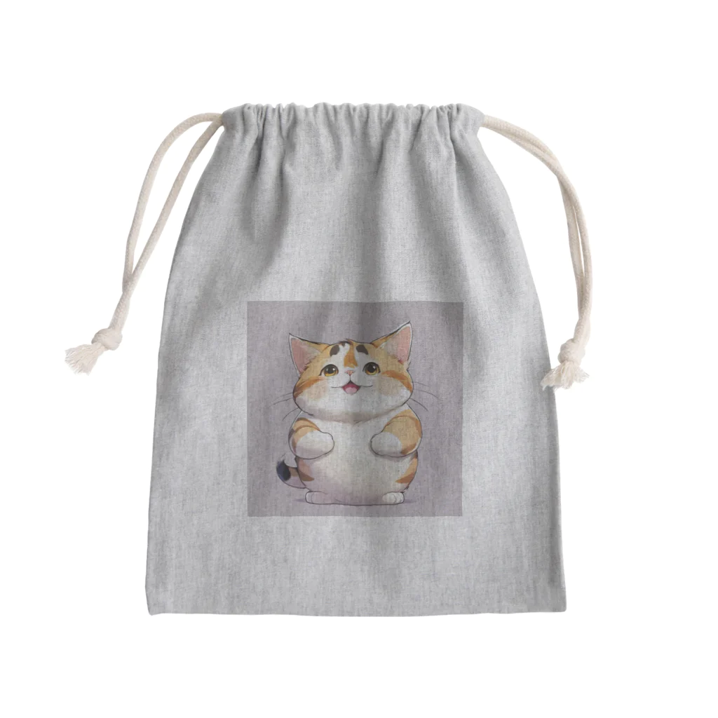 hide4591の太っちょ猫ボチャ！ Mini Drawstring Bag