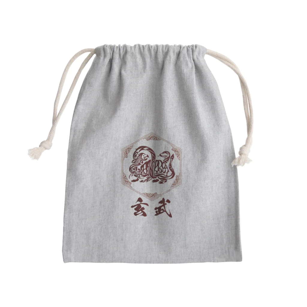 chicodeza by suzuriのザ・玄武 Mini Drawstring Bag