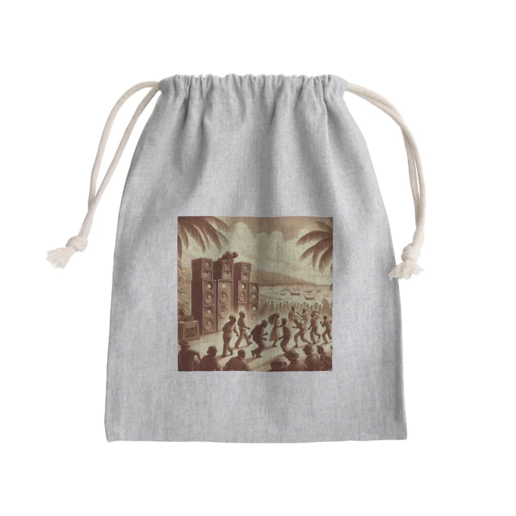 Big up Storeのリディム Mini Drawstring Bag