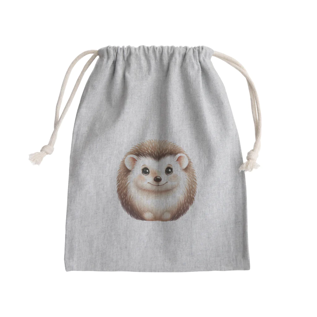 しんすけのお母さんハリネズミ Mini Drawstring Bag