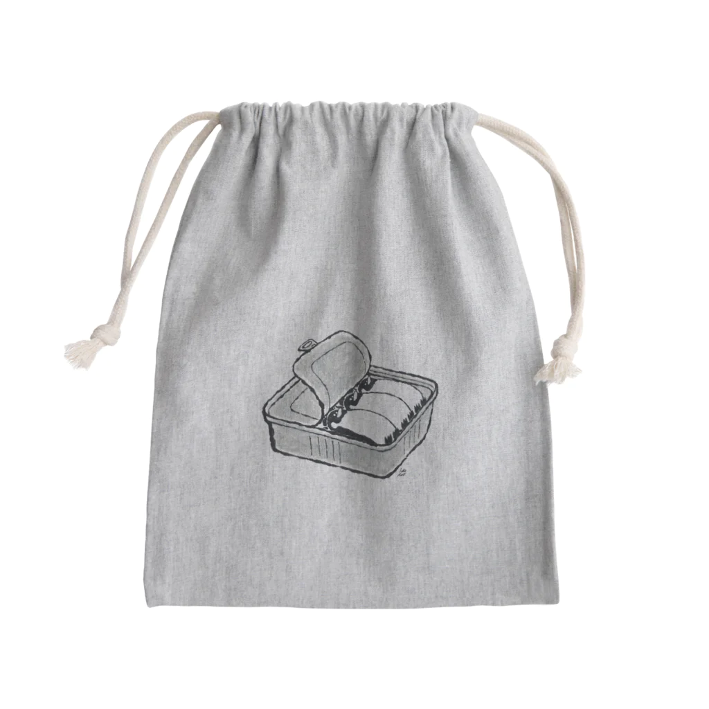 サトウノリコ*のペンギンCAN Mini Drawstring Bag