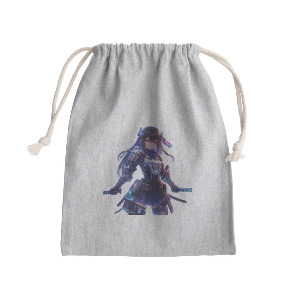 T_yama0429のムサシ Mini Drawstring Bag