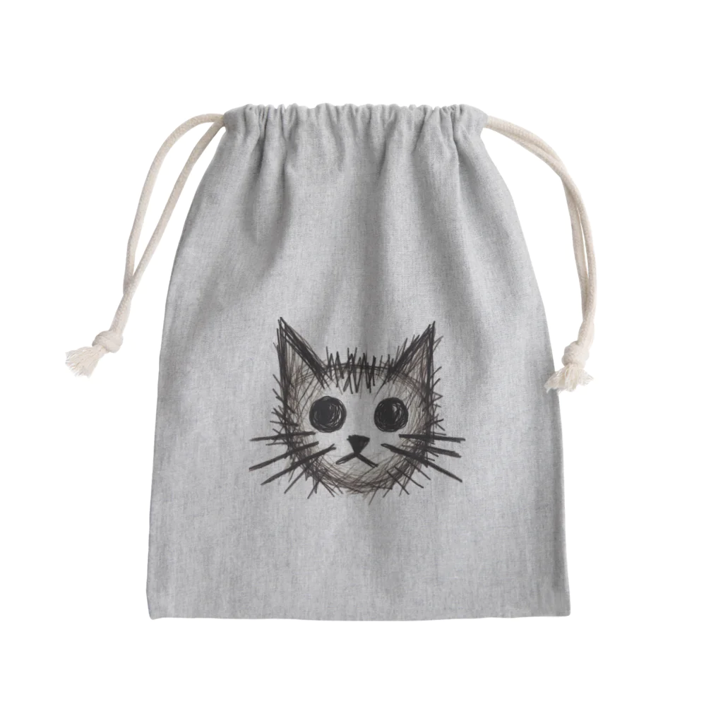 @猫グッズ製作所のねこ落書き Mini Drawstring Bag