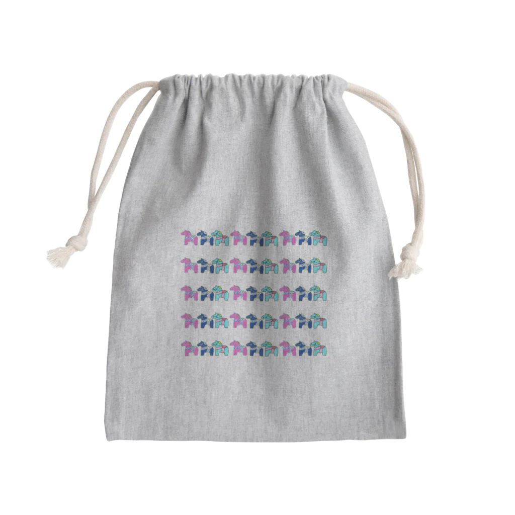 たま屋のダーナラホース Mini Drawstring Bag