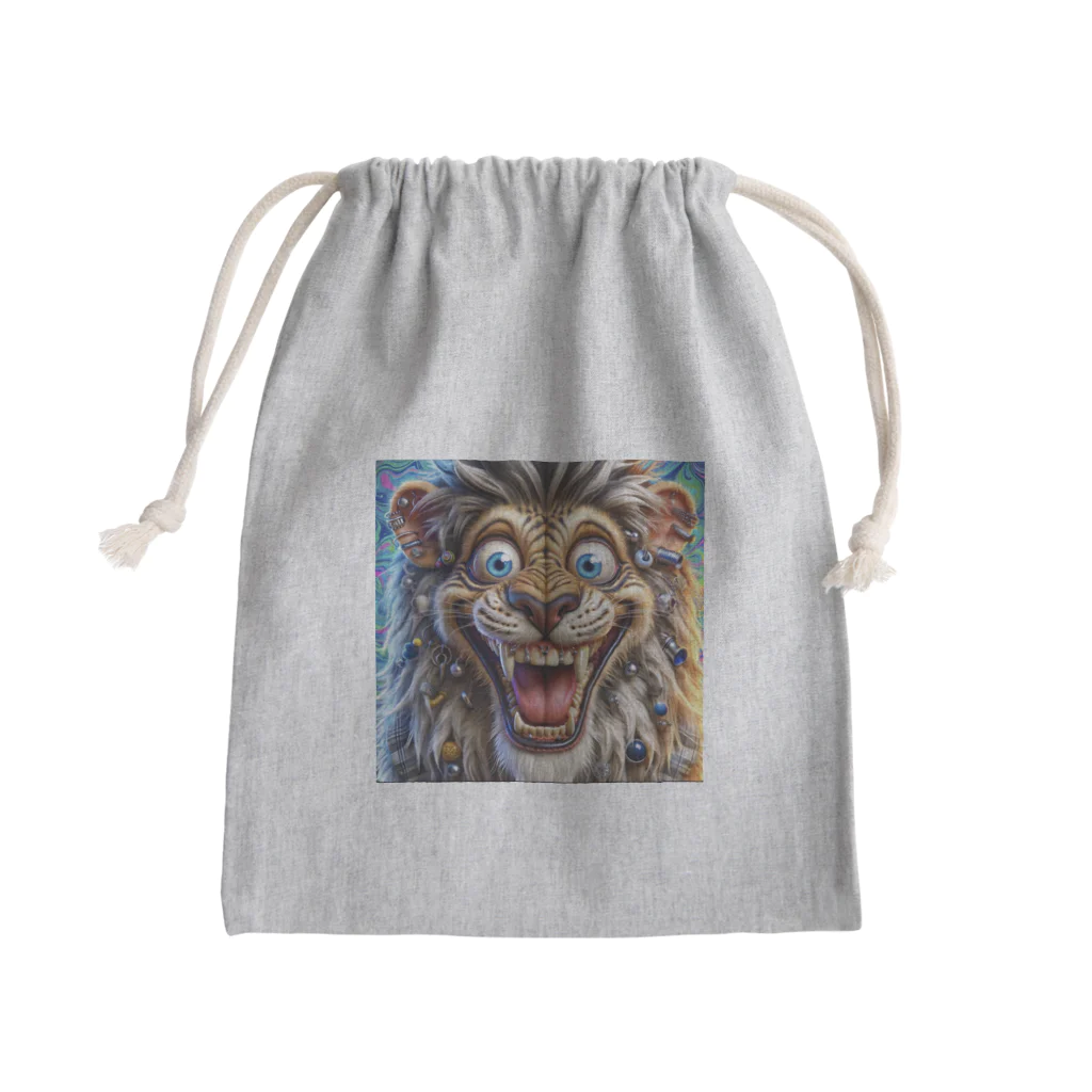 crazy_x_crazyのクレイジーライオン Mini Drawstring Bag