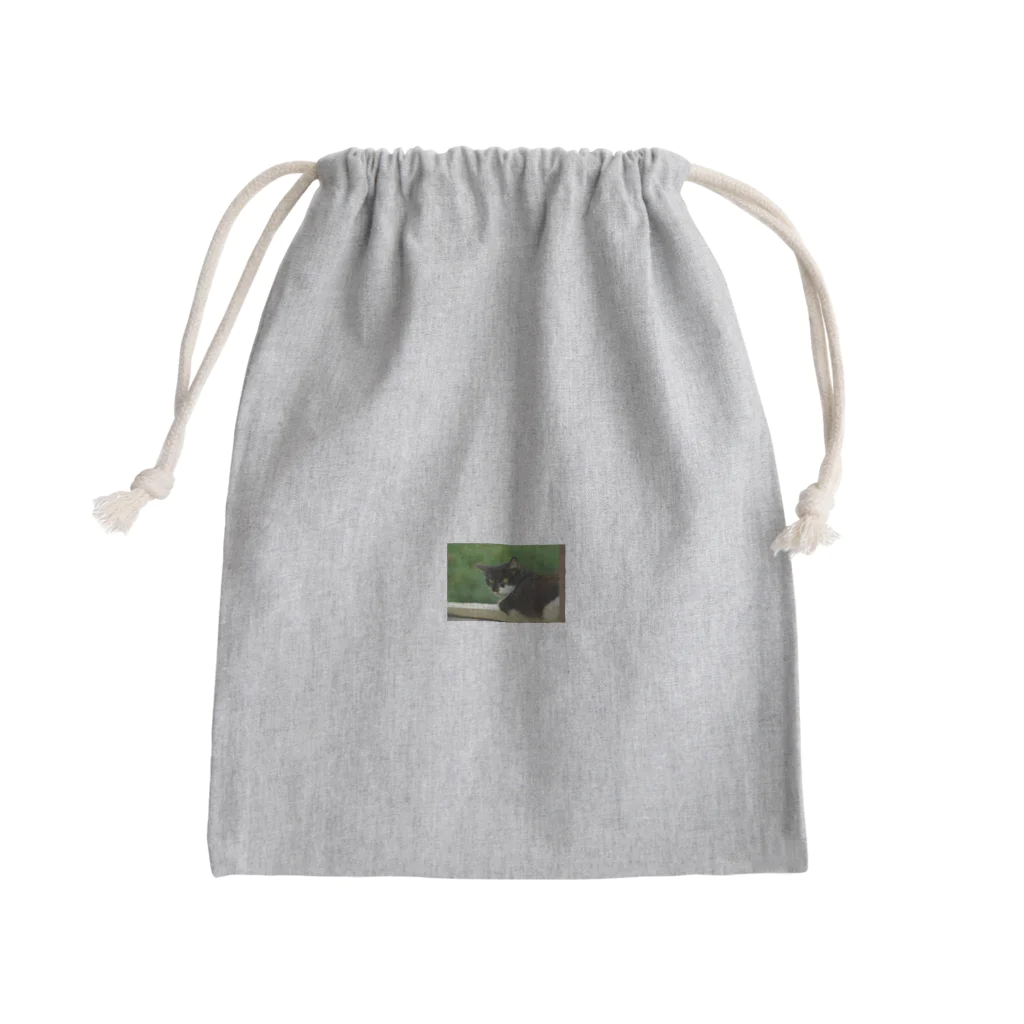 horidesuの振り向くネコ Mini Drawstring Bag