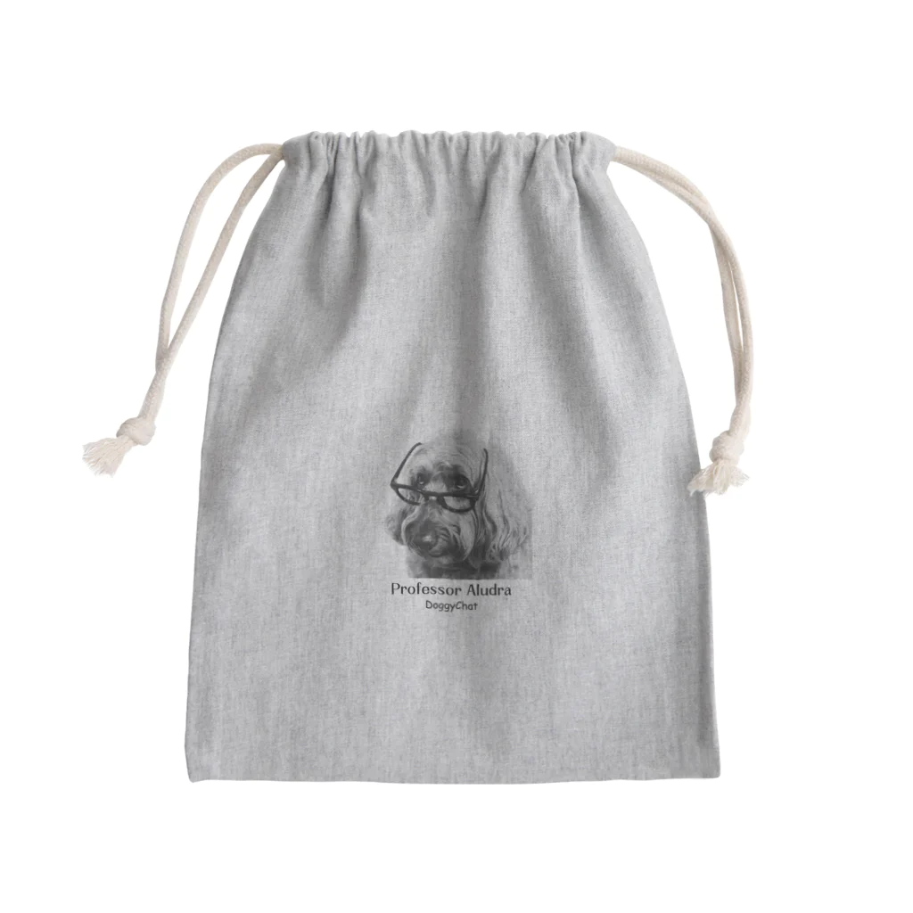 DoggyChatのアルドラ教授 Mini Drawstring Bag