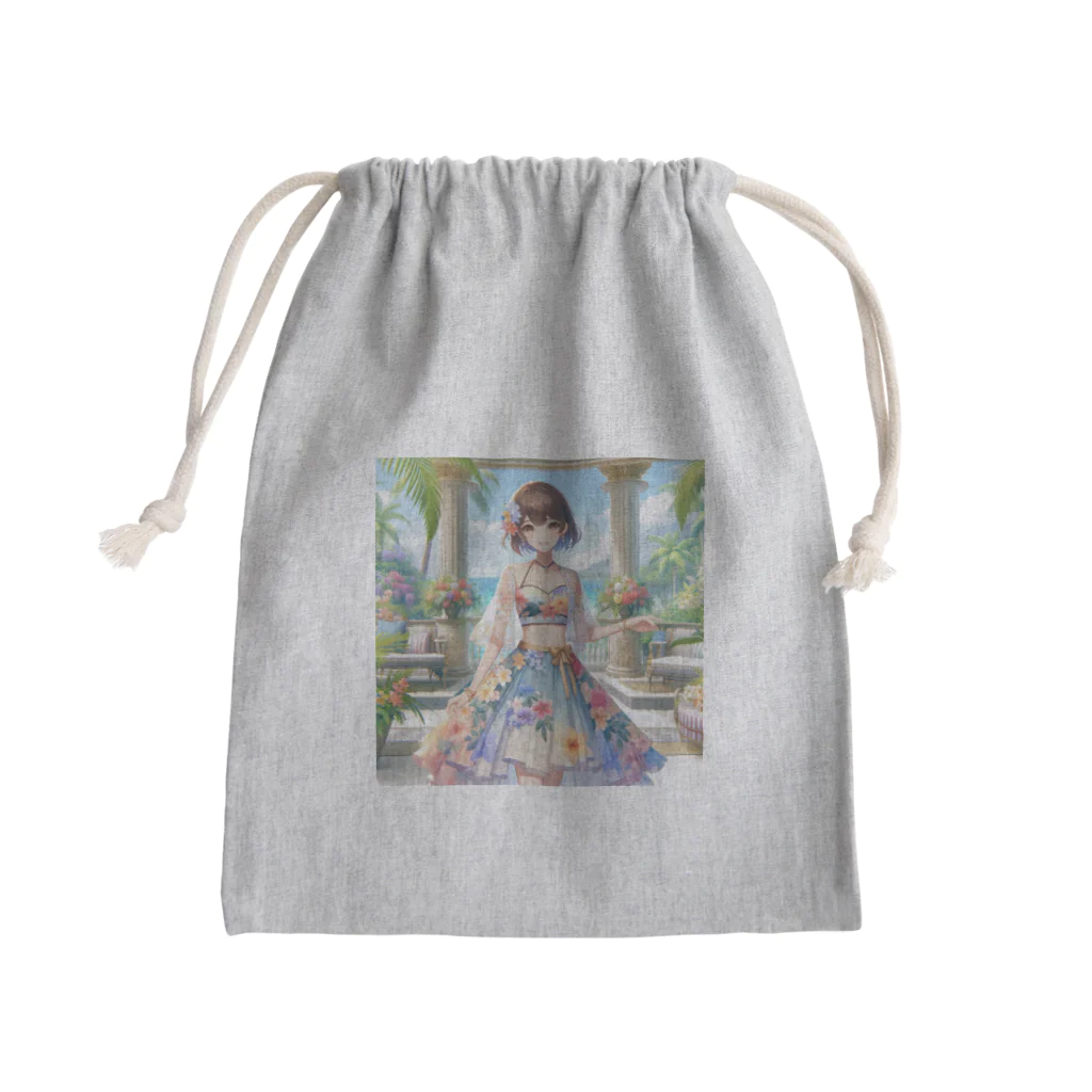 かるるんショップの夏と南国と休日と Mini Drawstring Bag