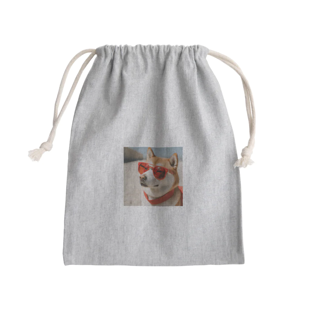 naftethの柴犬のとらさん Mini Drawstring Bag