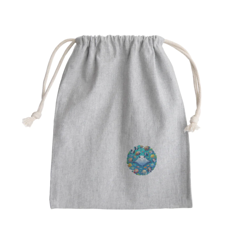 パパリスのOceanズ Mini Drawstring Bag