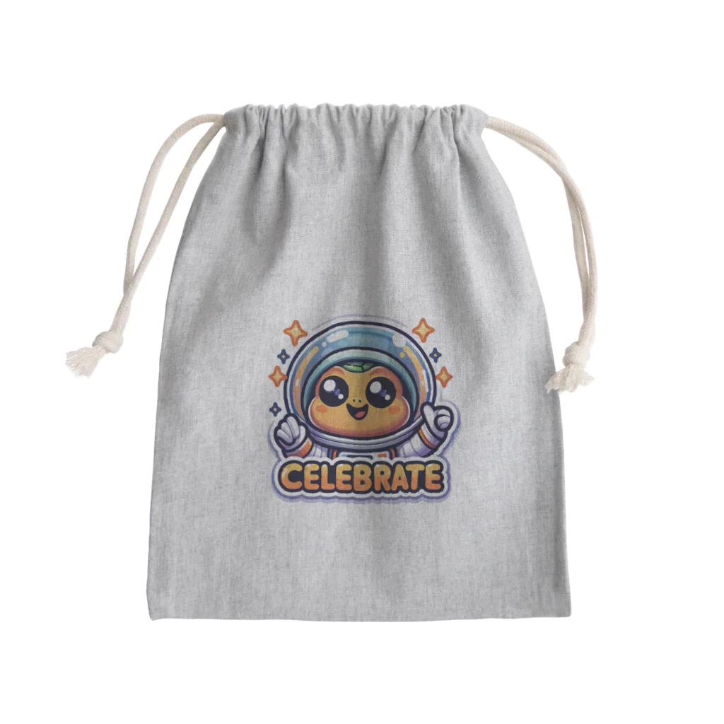 まんじゅ王国の宇宙で大活躍🚀 魅惑の宇宙飛行士 Mini Drawstring Bag