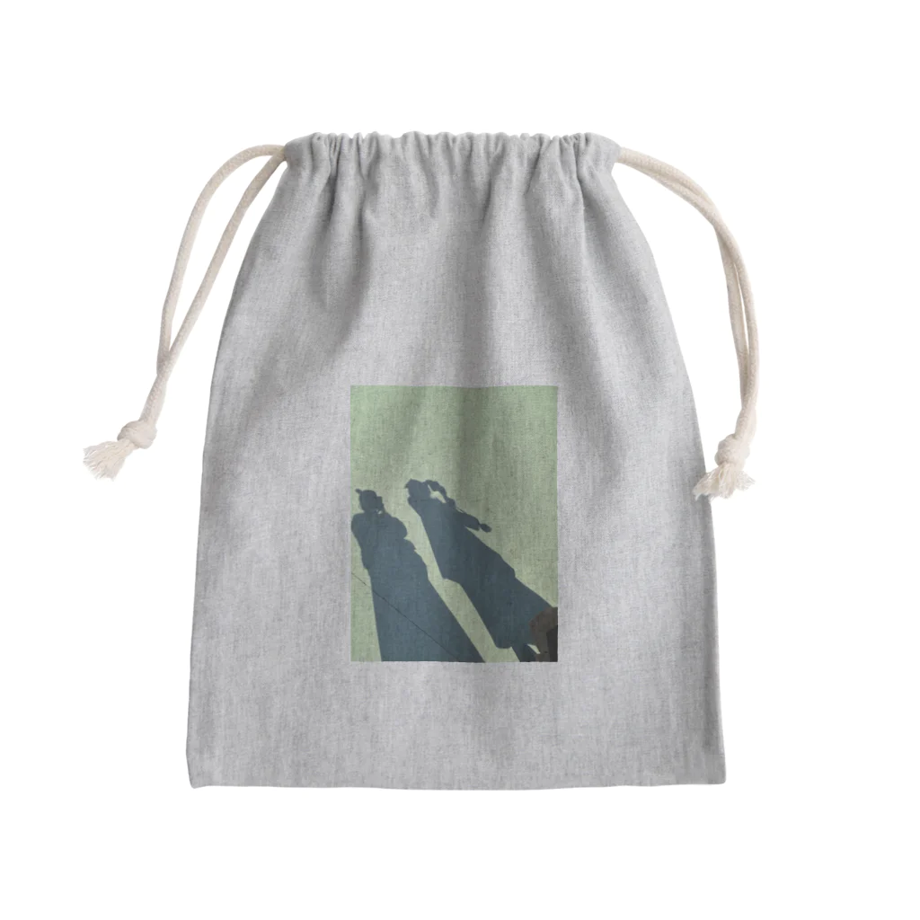 かみひとえのかげ Mini Drawstring Bag