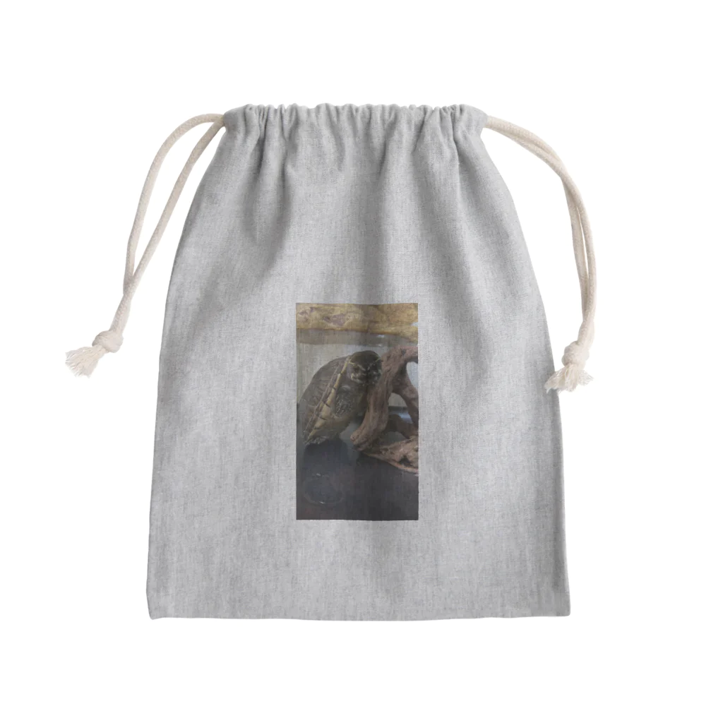 ミシニのコテちゃんのこてちゃんはみている Mini Drawstring Bag